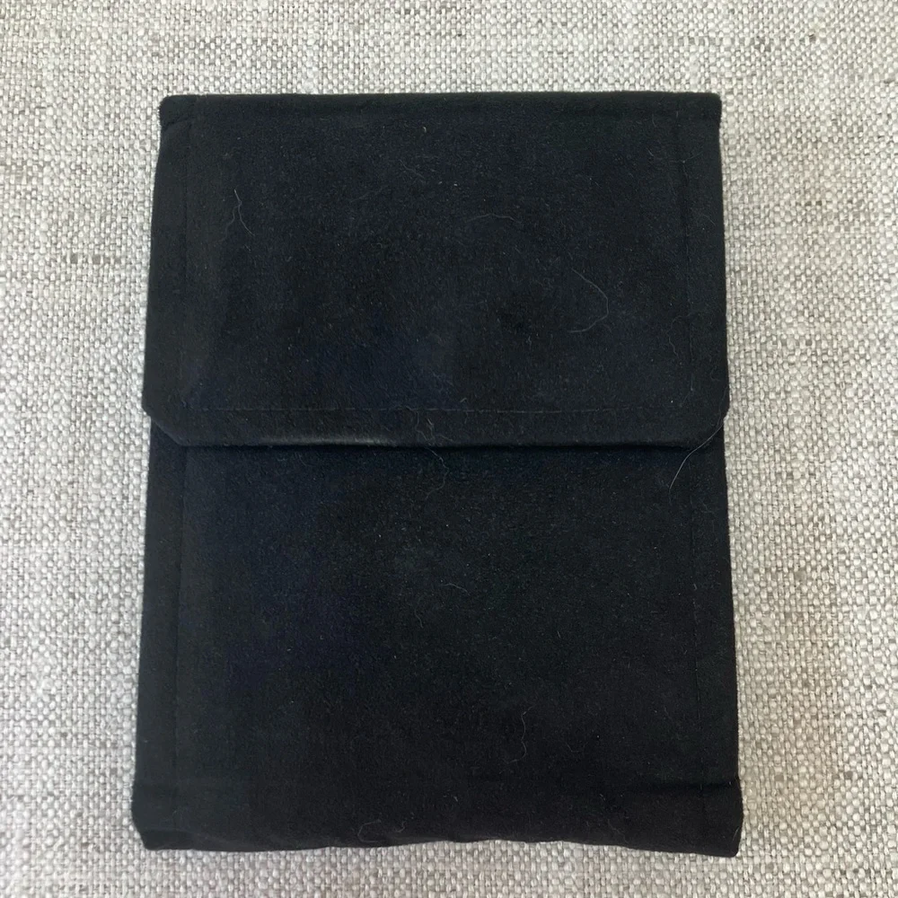 Black and Purple Tiffany & Co Necklace Box Pouch Container